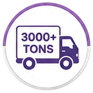 3000+ Tons Supply Capacity